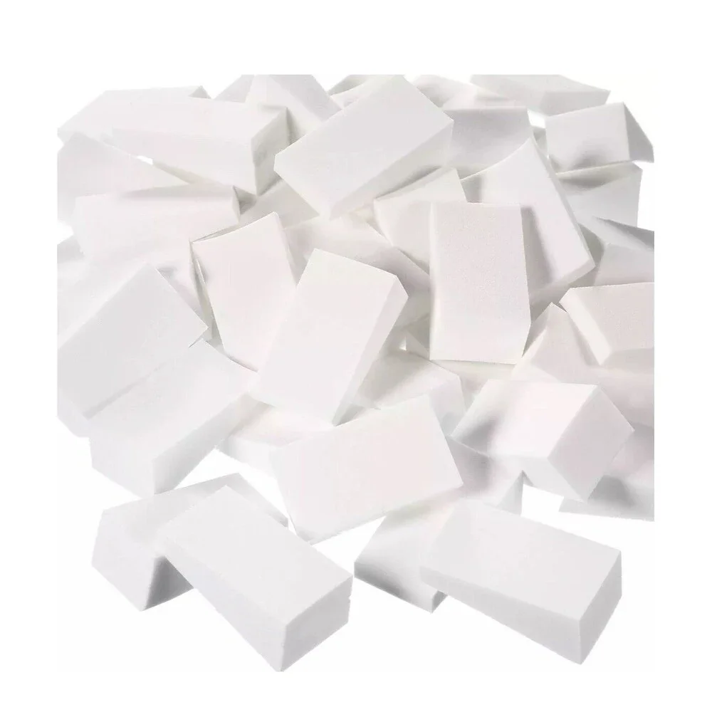 96‎ Beauty Makeup Blender Sponge Cosmetic Wedge Triangle Facial Applicator White